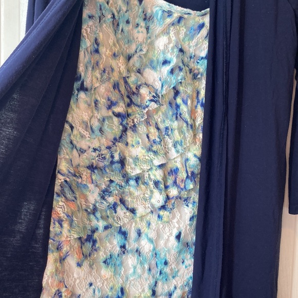 Dress Cardigan with built-in Shirt - Picture 2 of 7